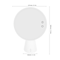 Miniatyrbillede 1 af 8: Multifunktionel LED-lys Makeup Spejl Bordplade Touch Screen Bluetooth Audio Bordlampe
