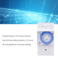 Miniatyrbilde 8 av 8: 24-timers mekanisk timer vanntett programmerbar 24 timers tidbryter for utendørs AC230V