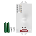Miniatyrbillede 2 af 2: 85V-250V Menneskekropsinduktionslysbryder Integreret Automatisk Mikrobølge Radar Sensor