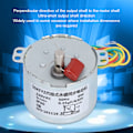 Miniatyrbillede 6 af 8: Synkron Motor Gearboks med Reduksjonsgear Industristyring med Kondensator 5RPM AC220V 50KTYZ