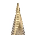 Miniatyrbillede 4 af 8: Trinbor Bit Hurtig Skift HSS Ti Belagt Spiralformet Rillende Hex Skaft Værktøj 15 Trin 4‑32mm