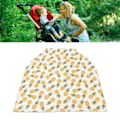 Miniatyrbillede 1 af 8: Ammecover Blød Åndbar Vindtæt 4 i 1 Multifunktionel Baby Ammecover til Babyvogn Lille Ananas