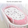 Pikkukuva 5 / 8: Baby Lounger Kannettava Taittuva Vauvan Pesä Sänky Unipehmuste Pehmeä Vastasyntynyt Sänky Kehto Patja (#1 50*85)