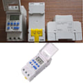 Miniatyrbild 7 av 8: LCD Digital Timer Relä Programmerbar Mikrodatorklocka Digital Display Tidbrytare Relä 220V 16A