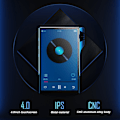 Miniatyrbild 8 av 8: Bluetooth MP3-spelare 4.0 tums pekskärm HiFi Lossless Sound Högupplöst portabel MP3-spelare för Android 9.0 Svart