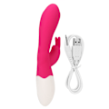 Miniatyrbillede 2 af 7: Elektrisk USB-opladelig Vandfast Stimulator Vibrator Legetøj til Kvinder