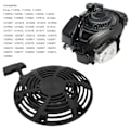 Miniatyrbillede 7 af 8: Tilbageføringsstarter Samling Sort 150 365 Motor Tilbageføringsstarter Trækstarter Samling Passer til 111P02 111P05 111P07 112P02