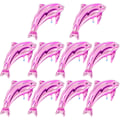 Miniatyrbild 1 av 2: 10 st/set Delfin Folieballonger Födelsedagsfest Bröllop Jubileum Fest Dekoration (Rosa)