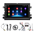Miniatyrbilde 2 av 8: 7 tommers bilstereo for Android 12 berøringsskjerm GPS-navigasjon trådløs Bluetooth radio multimediaspiller erstatning