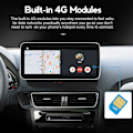 Miniatyrbillede 8 af 8: 10.25 tommer GPS Navigator HD Touch Screen 4+64GB til Android 10.0 Passer til Q5 SQ5 2009-2019 LHD (Lavere Version)