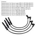 Pikkukuva 7 / 8: 4 kpl Sytytyskaapelisetti 8200486877 8200713680 Dacia Logan MCV II 2013/02‑2019/12:lle