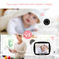Miniatyrbilde 6 av 8: 3,5 tommers TFT Babykamera Digital Nattsyn Temperatur Sensor Visning med Myk Musikk 100‑240VEU Plugg