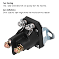 Miniatyrbilde 6 av 8: Solenoidbryter 3-polet Terminal Starter Relé 12V for MTD 109946 146154 1753539 AM138497