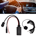 Miniatyrbilde 1 av 8: Trådløs Bluetooth AUX lydkabeladapter med mikrofon for Alpine AI Net bilstereo