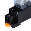 Miniatyrbilde 3 av 8: LY2NJ 8-pins elektromagnetiske strømsreléer med sokkelbaseindikatorlys for motorer Industrielle reléer 10AAC220V