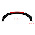 Miniatyrbild 6 av 8: 6 st Front Bumper Lip Separator med Röd Front Lip Glans Svart Bumper Lip Diffuser Splitter Universal för Accord Civic