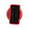 Miniatyrbillede 3 af 8: Lastbil Diagnostisk 9-bens Adapter Standard OBDII Interface Fejl Kode Læsning til AutoLink ML529HD Forbedret Scan Tool