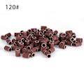 Miniatyrbillede 2 af 2: 100 stk. Negle Slibeskive Slibhoved Slibebånd Ring Bor Bits Manicure Værktøj 100 stk./#120/Fint Sand
