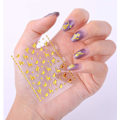 Miniatyrbild 3 av 8: Blom-Nageldekaler, Självhäftande För Enkel Nagelkonst, Nagelkonsttillbehör, Guld-Nageldesign, Lätt Att Använda, Bred Användning, 3D-Nagel