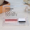 Miniatyrbillede 1 af 2: Professionel Dobbelt Farvet Øjenskygge Palette Glitterpulver Vandfast Med Pensel (#02)