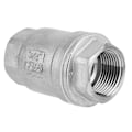 Miniatyrbilde 2 av 2: 304 rustfritt stål hunngevind tilbakeslagsventil for vann og gass (G3/4\"(DN20))