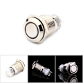 Miniatyrbilde 1 av 2: Auto 16mm 1NO 1NC Tilkobling 12V Metall LED Bryter Låsing Trykknapp LJ