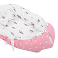 Miniatyrbillede 3 af 8: Baby Lounger Bærbar Foldbar Baby Nest Seng Soveblød Nyfødt Seng Bassinet Madras (#1 50*85)