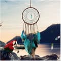 Drömfångare ~ Handgjord traditionell fjäder väggbonad heminredning