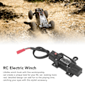 Miniatyrbild 8 av 8: RC Vinsch Aluminiumlegering Elektrisk Dubbelmotor Simulerad Vinsch för Axial SCX10 90046 D90 1/10 RC Bil 6 till 8V Svart
