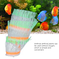 Miniatyrbillede 1 af 8: Kunstig Anemone Koralsilkon Simulering Vandplante Akvarium Fiskedam Dekoration MGrøn