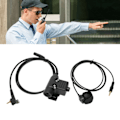Miniatyrbillede 1 af 8: Walkie Talkie Push-to-Talk Connector U94 PTT Adapter 2-vejs Radio Håndholdt Mikrofon Øretelefon Adapter til MOTOROLA MTP850