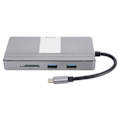 Miniatyrbild 2 av 8: 8-i-1 USB C Hub Typ C till 4K HD Multimedia Interface RJ45 USB3.0 USB2.0 PD Lagringskortplats MicroStorage-kortplats USB C Hub-adapter