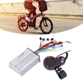 Miniatyrbillede 1 af 8: DC48V Børsteløs Controller Intelligent Motorhastighedsregulator til Elcykel Scooter 350W 20A