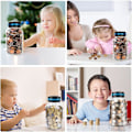 Miniatyrbild 5 av 5: Smart Sparlösning, Transparent Digital Spargris, Automatisk Mynträknare Med Tydlig LCD-skärm, Perfekt För Att Lära Ut Finansiell Utbildning Till