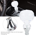 Miniatyrbillede 7 af 8: Gearskifte Knapper Universal Akryl LED Farverig Krystal Kugle Form Behagelig Greb Gearstang Hoved til Manuel Gearkasse