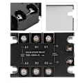 Miniatyrbild 1 av 2: 3-fas 10A DC AC Solid State Relay SSR Ingång 3-32VDC Last 24-480VAC TSR-10DA H