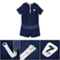 Miniatyrbild 1 av 2: 2-pack Mamma Hoodie med Korta Ärmar och Shorts (Safirblå M)