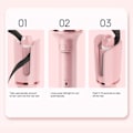 Miniatyrbilde 6 av 8: Automatisk roterende hårkrøllerstav Profesjonell elektrisk hårkrøller Hårkrøllerstav Rosa 110‑240VUS-plugg
