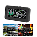 Miniatyrbilde 1 av 8: Motorsykkel Head Up Display GPS Overspeed Advarsel Alarm Dekktrykk Monitor for Transport Motor