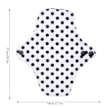 Miniatyrbilde 6 av 8: 5 stk Kvinnelige Sanitærbind Bomulls Gjenbrukbare Lekkasjesikre Vaskbare Gravide Kvinne Menstruasjonsbind 18cm x 21cm