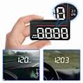 Miniatyrbilde 8 av 8: HUD-skjerm Universal OBDII Overspeed Alarm Vindrute Projektor Head Up Meter Vanntemperaturmåler for Bil