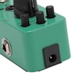 Miniatyrbild 3 av 8: Elektrisk Gitarr Effektpedal Rattjustering Gain Distortion Gitarrpedal Ersättning Grön DC 9V