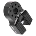 Miniatyrbillede 8 af 8: Flad Winch Shackle Mount 16000lb Belastning med Gummibeskyttelse Aluminium Legering Universal til UTV SUV Pickup Sort