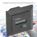 Miniatyrbillede 7 af 8: Tidsmåler Digital Display Timer Tidsmåler Måler 0‑999999H 59M til Industri 100‑240V AC