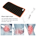 Miniatyrbild 8 av 8: 60 st LED-chips Infraröd Ljusbehandling Bälte Enhet Muskelsmärta Relief Röd Ljus Bärbar Wrap för Rygg Orange