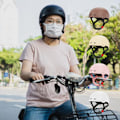 Miniatyrbild 7 av 8: Elcykelhjälm 4 Säsonger Universal Andningsbar Ergonomisk Sommarcykel Säkerhetshjälm för Män Kvinnor Rosa