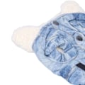 Miniatyrbilde 4 av 8: Hundejeansjakke Varm Kaldt Vær Plysj Denim Kjæledyrjakke for Små Mellomstore Store HunderL