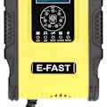 Miniatyrbillede 4 af 8: Intelligent Batterilader 12V/12A 24V/6A 7-trins Opladningspuls Reparation til Bil Båd Gul Sort EU Stik 100‑240V