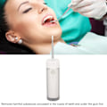 Miniatyrbild 7 av 8: Trådlös Vatten Dental Oral Irrigator Laddningsbar Vattentät Skonsam Harts Tandborste Vit