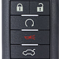 Miniatyrbillede 4 af 8: Smart Key med 5 knapper og lille nøgle M3N5WY7777A Udskiftning til Cadillac CTS 2008‑2013